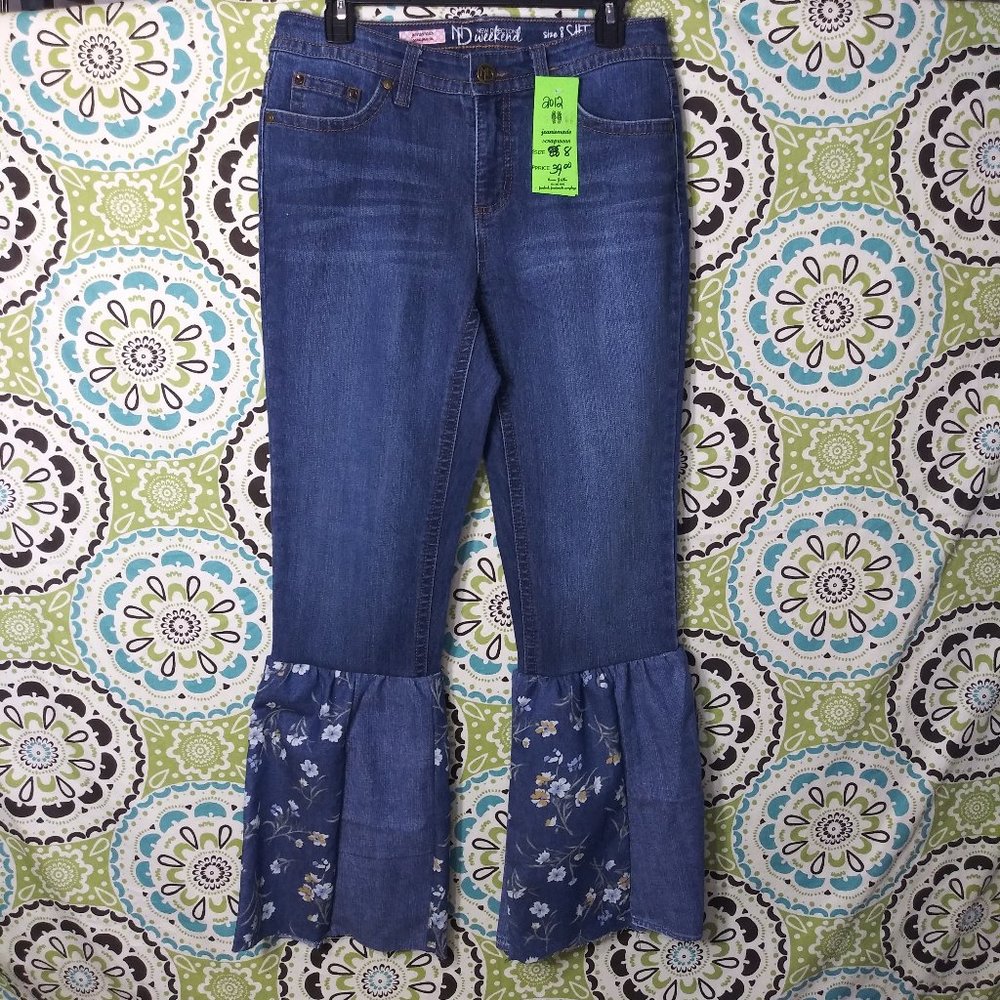 2012 Jeaniemade Size 8s New Directions Bell-Bottoms